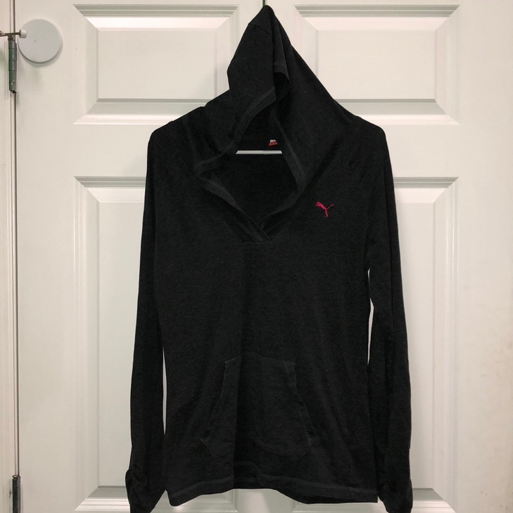 Puma Charcoal Gray Light Weight Hoodie